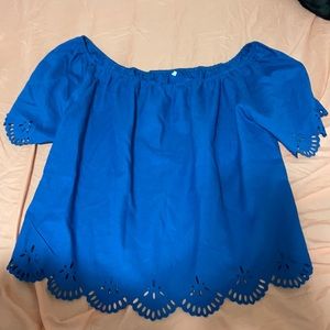 Off the shoulder blouse
